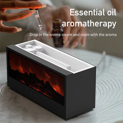 DreamMist -Light.Breathe.Unwind.Turn your space into a cozy retreat whit DreamMist- a Chimney-Style humidifier that combines soft light whit soothing mist.Add your favorite essential oils and let the gentle vapor melt away strees.